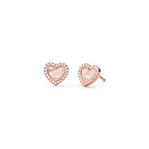 mother of pearl michael kors earrings|Michael Kors Kors Love Pave and Mother.